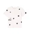 Bonpoint Thida Printed Cotton Jersey T-shirt In White