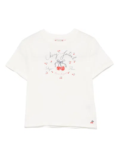Bonpoint Kids' Thida T-shirt In White