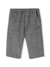 Bonpoint Thursday Check-pattern Trousers In Grey