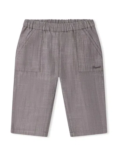 Bonpoint Babies' Thursday Straight-leg Trousers In Grey