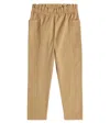 Bonpoint Tiche Cotton Twill Pants In Beige
