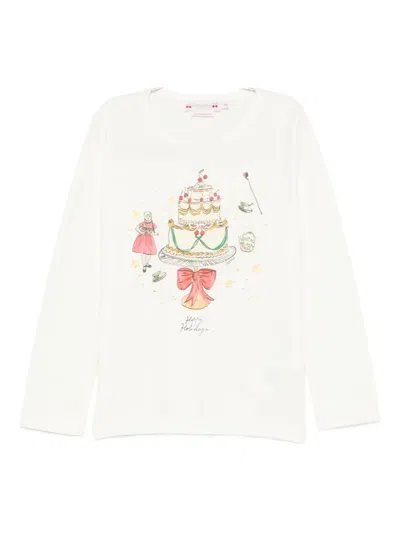 Bonpoint Kids' Tidjiane Printed Top In Animal Print