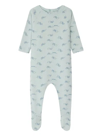 Bonpoint Babies' Tif Cotton Pajamas Set In Blue