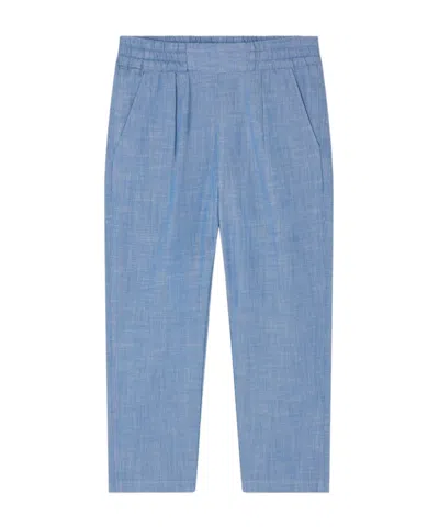 Bonpoint Tilyo Elasticated-waist Trousers In Blue