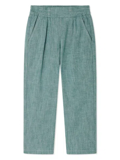 Bonpoint Kids' Tilyo Trousers In Green