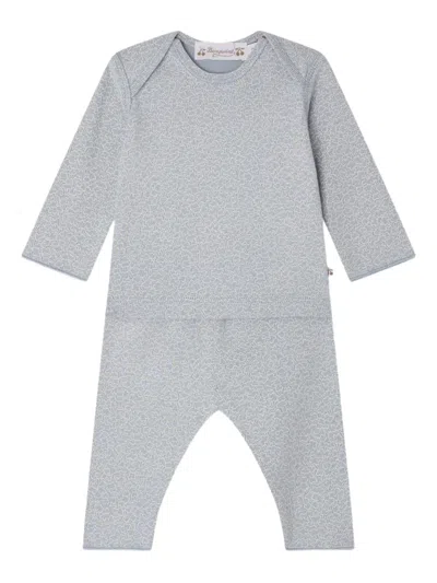 Bonpoint Babies' Timi Geometric-print Set In Gray