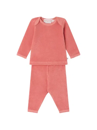 Bonpoint Babies' Timi Sweater And Trousers Set In Pink
