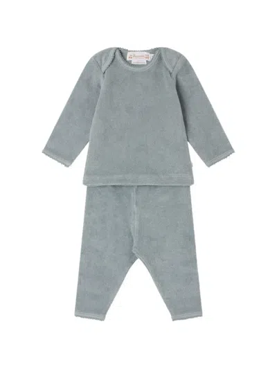 Bonpoint Babies' Timi Sweatshirt And Trousers Set In Blue