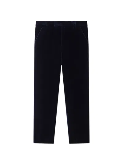 Bonpoint Kids' Timote Velvet Trousers In Blue