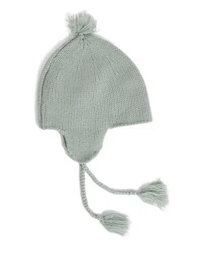 Bonpoint Babies' Tinna Wool Pom-pom Hat In Blue