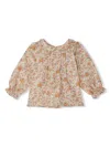 Bonpoint Tivoli Blouse In Floral Liberty Fabric In Pink