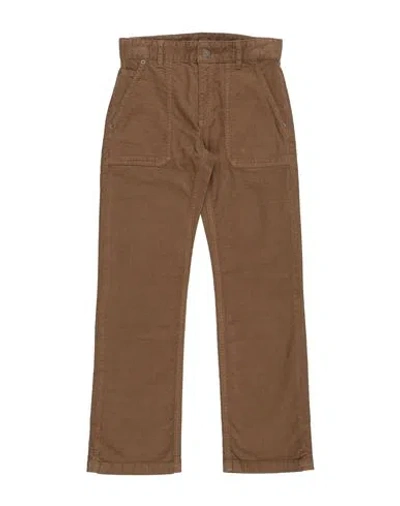 Bonpoint Babies'  Toddler Boy Pants Khaki Size 6 Cotton, Elastane In Brown