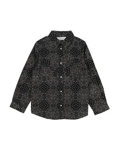 Bonpoint Babies'  Toddler Boy Shirt Black Size 6 Cotton