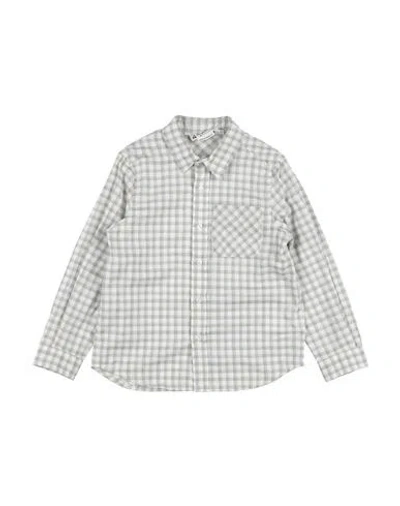 Bonpoint Babies'  Toddler Boy Shirt Ivory Size 6 Cotton In Gray