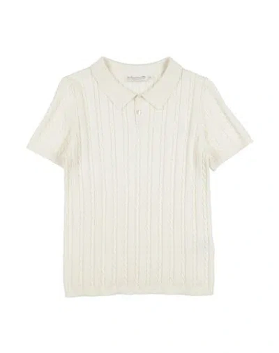 Bonpoint Babies'  Toddler Boy Sweater Ivory Size 4 Cotton, Cashmere In White