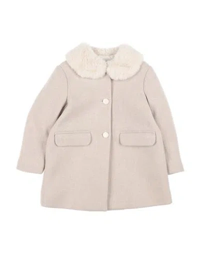 Bonpoint Babies'  Toddler Girl Coat Light Grey Size 6 Wool, Polyamide, Polyester In Neutral