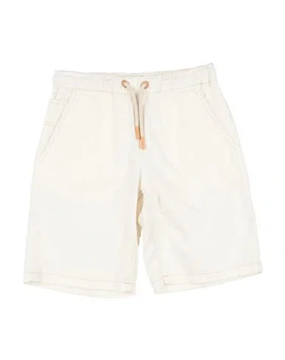 Bonpoint Babies'  Toddler Girl Denim Shorts White Size 6 Cotton, Elastane