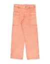 Bonpoint Toddler Girl Jeans Salmon Pink Size 6 Cotton, Elastane In Pink