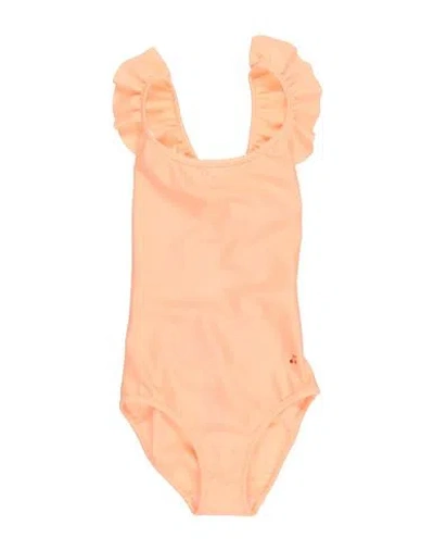 Bonpoint Babies'  Toddler Girl One-piece Swimsuit Apricot Size 4 Polyester, Elastane In Orange