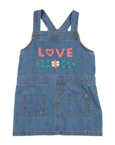 Bonpoint Babies'  Toddler Girl Overalls Blue Size 6 Cotton