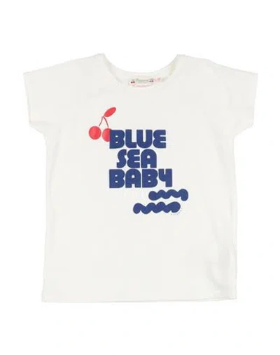 Bonpoint Babies'  Toddler Girl T-shirt Cream Size 6 Cotton In White
