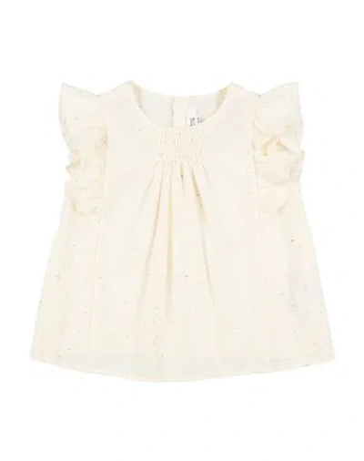 Bonpoint Babies'  Toddler Girl Top Ivory Size 4 Cotton, Viscose, Polyester In White