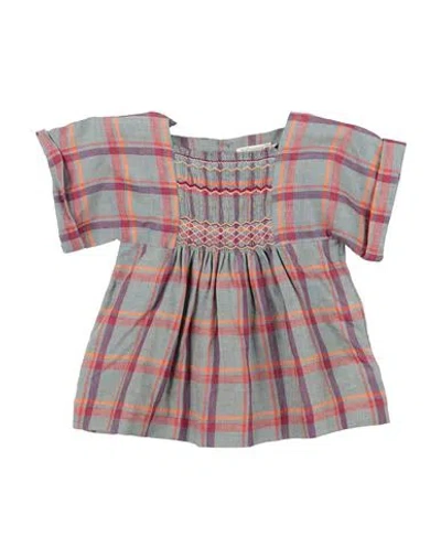 Bonpoint Babies'  Toddler Girl Top Light Blue Size 6 Linen In Multi