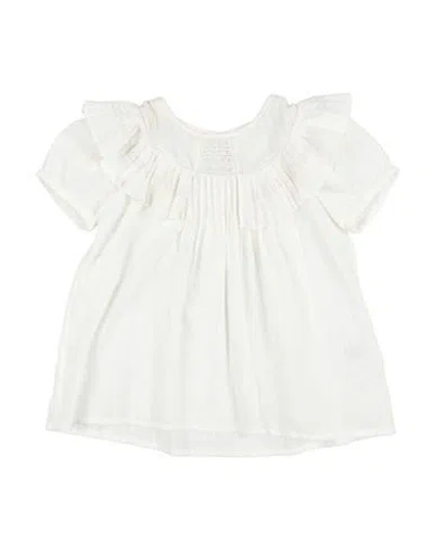 Bonpoint Babies'  Toddler Girl Top Off White Size 6 Cotton