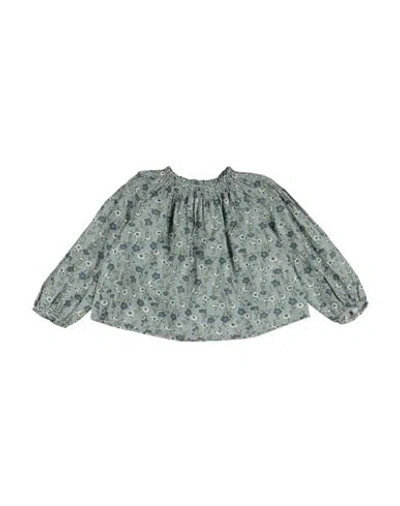 Bonpoint Babies'  Toddler Girl Top Sage Green Size 6 Cotton