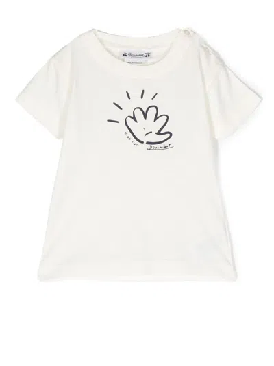Bonpoint Babies' Tom Graphic T-shirt Milk White In Neutrals