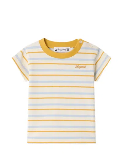 Bonpoint Babies' Tom Striped T-shirt In Neutral