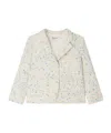 Bonpoint Tomas Tweed Blazer In White