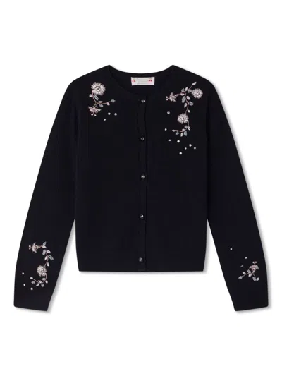 Bonpoint Kids' Tonia Cardigan In Black