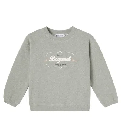 BONPOINT TONINO LOGO COTTON-BLEND FLEECE SWEATSHIRT