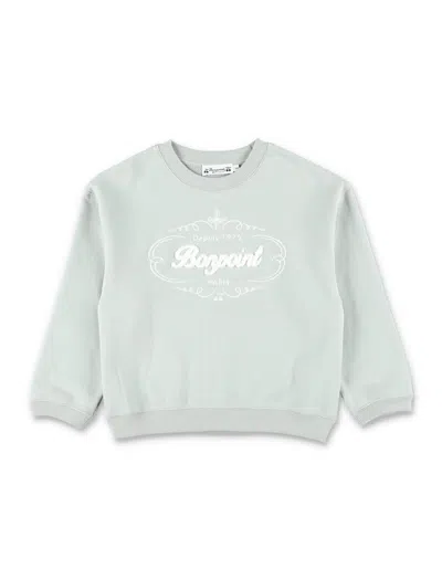 BONPOINT BONPOINT TONINO ORGANIC COTTON SWEATSHIRT WITH HERITAGE LOGO