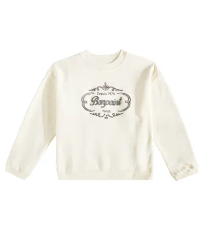Bonpoint Kids' Tonino Printed Cotton Jersey Sweatshirt In White