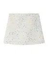 Bonpoint Tonka Tweed Mini Skirt In White