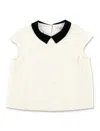 Bonpoint Twinkle Textured-finish Blouse In Ivoire