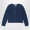 BONPOINT TOSCANE BLUE WOOL CADIGAN