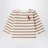 Bonpoint Tourbillon Striped Cotton T-shirt In Multicolor