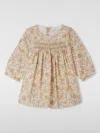 Bonpoint Floral-print Smocked-panel Dress In Bunt