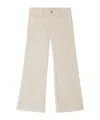 Bonpoint Junon Flared Corduroy Trousers In Nude