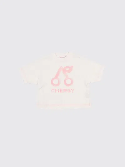 Bonpoint Kids' Tシャツ  ボーイ カラー ホワイト In Neutral