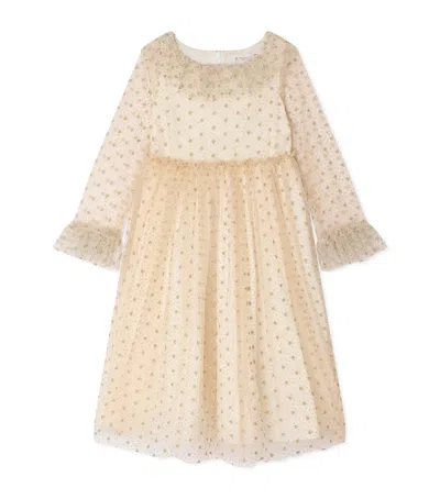 Bonpoint Kids' Tulle Junya Dress In Neutral