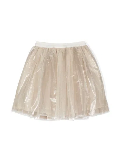 Bonpoint Kids' Tulle Tutu Skirt In Gold
