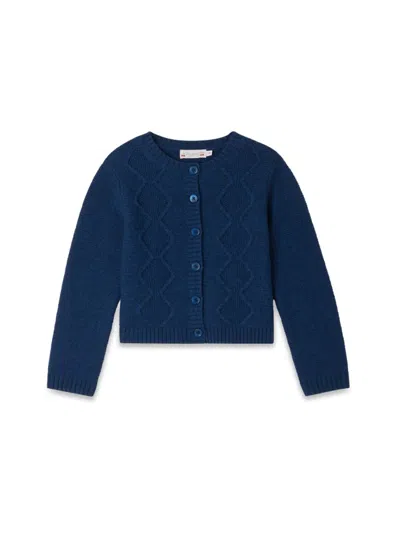 Bonpoint Kids' Tuscan Cardigans In Blue