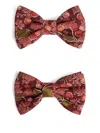 Bonpoint Tutu Hair Clip (set Of Two) In Brown