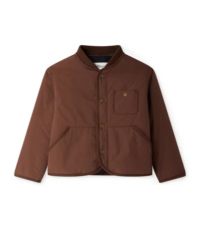 Bonpoint Kids' Twill Jacket In Brown