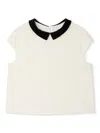 Bonpoint Twinkle Textured-finish Blouse In 中性色