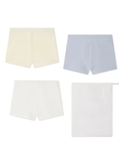 Bonpoint Kids' Underpants (set Of Three) In Yellow